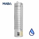 Bomba sumergible ALTAMIRA serie KOR, 2 lps, acero inoxidable, 26 etapas, descarga 1.5", 5 HP, NEMA 4"