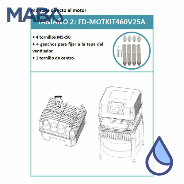 Kit de montaje para variador de frecuencia