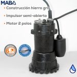 BOMBA SUMERGIBLE 1/2HP 115V SV1.5ME050 - Imagen 2