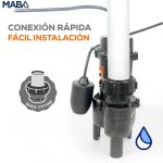 BOMBA SUMERGIBLE 1/2HP 115V SV2ME040 - Imagen 3