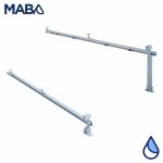 Soporte solar adicional en aluminio para 2 paneles fotovoltaicos, CONNERA, serie AURA XN