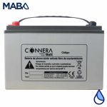 Batería sellada CONNERA serie BATT, 12 Vcd, 100 AH, plomo-ácido, válvula reguladora