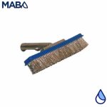 Cepillo recto de 10" marca PANDA con mango en Aluminio y cerdas en Acero inoxidable