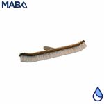 Cepillo curvo de 18" marca PANDA con mango en Aluminio y cerdas combinadas en Nylon y Acero inoxidable