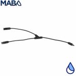 Conector "Y" (dos machos y una hembra)