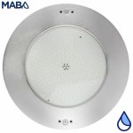 Lámpara LED para piscina, Deluxe, PANDA, RGB, 35 Watts, 12 Vca, acero inoxidable 316, diámetro 10"