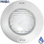Lámpara LED para piscina, Deluxe, PANDA, blanco cálido, 50 Watts, 12 Vca, acero inoxidable 316, diámetro 10" - Image 2
