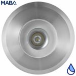 Lámpara LED para piscina, Deluxe, PANDA, blanco puro, 3 Watts, 12 Vca, acero inoxidable 316, diámetro 2"