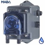 Bomba dosificadora peristáltica Serie ECON FX con control fijo de 7.4 Gal/día y tubo de Santoprene para 25 PSI