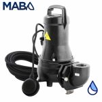 Motobomba sumergible para lodos, ESPA, serie DRAINCOR, descarga 1.5", 1.5 HP, 1 fase, 230 volts
