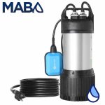 Motobomba sumergible AQUA PAK, serie KANKI PLUS, 64 lpm, acero inoxidable/polipropileno, descarga 1", 1 HP, 1F, 127V
