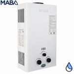 Calentador de paso instantáneo, KASSAI, exterior, gas LP (Propano), 10 lpm, encendido automático, 3V - Imagen 2