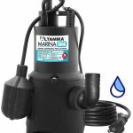 Motobomba sumergible para efluentes, ALTAMIRA, serie MARINA, descarga 1.25", sólidos 19 mm, 1/2 HP, 1 fase, 115 volts