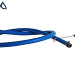 PICHANCHA FLOTANTE CON MANGUERA FLEXIBLE ANILLADA DE 1", FLOTADOR CON SOPORTE Y VARILLA DE ACERO INOXIDABLE