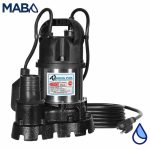 Motobomba sumergible para efluentes, AQUA PAK, serie SIGMA, descarga 2", sólidos 14 mm, 1 HP, 1 fase, 115 volts