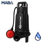 Motobomba sumergible para achique con sistema de corte ligero, AQUA PAK, serie VOID, descarga 1.25", sólidos 7 mm, 1 HP, 1 fase, 230 volts