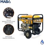 GENERADOR 8.5KW 13.5 HP B&S C/RUEDAS - Imagen 2