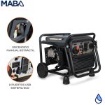 GENERADOR INVERTER 4.5KW 7 HP C/R - Imagen 3