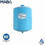 Tanque precargado vertical de diafragma, ALTAMIRA, serie PRO LV, acero al carbón, 2.8 litros, presión máxima 150 psi