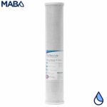 Filtro cartucho de Carbón activado block (CTO) marca PURIKOR con dimensiones de 2.5" x 20" para filtrado de 5 micras