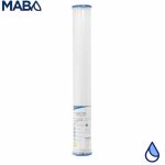 Filtro cartucho plegable de Polipropileno marca PURIKOR con dimensiones de 2.5" x 20" para filtrado de 20 micras