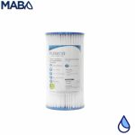 Filtro cartucho plegable de Polipropileno marca PURIKOR con dimensiones de 4.5" x 10" para filtrado de 1 micra