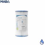 Filtro cartucho plegable de Polipropileno marca PURIKOR con dimensiones de 4.5" x 10" para filtrado de 50 micras