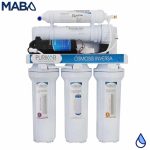 Sistema de Ósmosis inversa POU, PURIKOR de 6 etapas con LUZ UV y filtración de 5 micras para flujo de 100 GPD