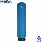 Tanque en fibra de vidrio marca PURIKOR con volumen de 50 Galones y capacidad para 4 ft³ de material filtrante