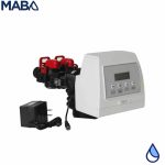 Válvula para suavizador marca PURIKOR con capacidad de 2.5ft³ para tanque de 13"x54" y función regeneración por demanda