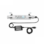 Sistema de desinfección para 1 GPM Serie CLASSIC marca PURIKOR con LUZ UV de 12 Watts en 120 Volts