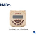 Timer digital 16 Amps 120V con batería