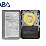 Timer mecánico 120V con gabinete metálico