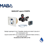 Badujet supersport II con 2 boquillas