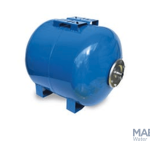 TANQUE PRESURIZADO AQUEX 80 LTS HORIZONTAL CON SOPORTE