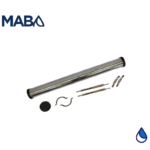 PORTAMEMBRANA AQUEX 4X40 ACERO INOX 1/2"PERM 3/4"CONCEN