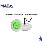 Reflector HAX LA mini roscable bisel de plástico 10W 12V blanco frio 570LM