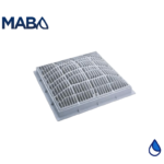 REJILLA Y MARCO 12" X 12" BLANCA WATERWAY