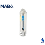 Bomba sumergible para pozo profundo acoplamiento nema 4" 7 etapas hp 1/2 descarga de 1.25"