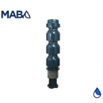 Bomba sumergible para pozo profundo de hierro dúctil acoplamiento nema 8" 3 etapas hp 150 descarga de 6"