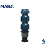 Bomba sumergible para pozo profundo de hierro dúctil acoplamiento nema 8" 2 etapas hp 100 descarga de 6"