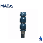 Bomba sumergible para pozo profundo de hierro dúctil acoplamiento nema 8" 2 etapas hp 100 descarga de 6"