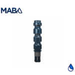 Bomba sumergible para pozo profundo de hierro dúctil acoplamiento nema 8" 3 etapas hp 175 descarga de 6"