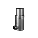 Filtro pluvial automático Downspout GRS de acero inoxidable WISY 4" para bajante 4" 100m2