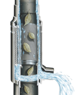 Filtro pluvial automático Downspout FS de acero inoxidable WISY 4" para bajante 4" - Imagen 2