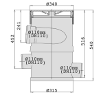 Filtro para captación pluvial Residencial a comercial, hasta 150m2 - Imagen 3